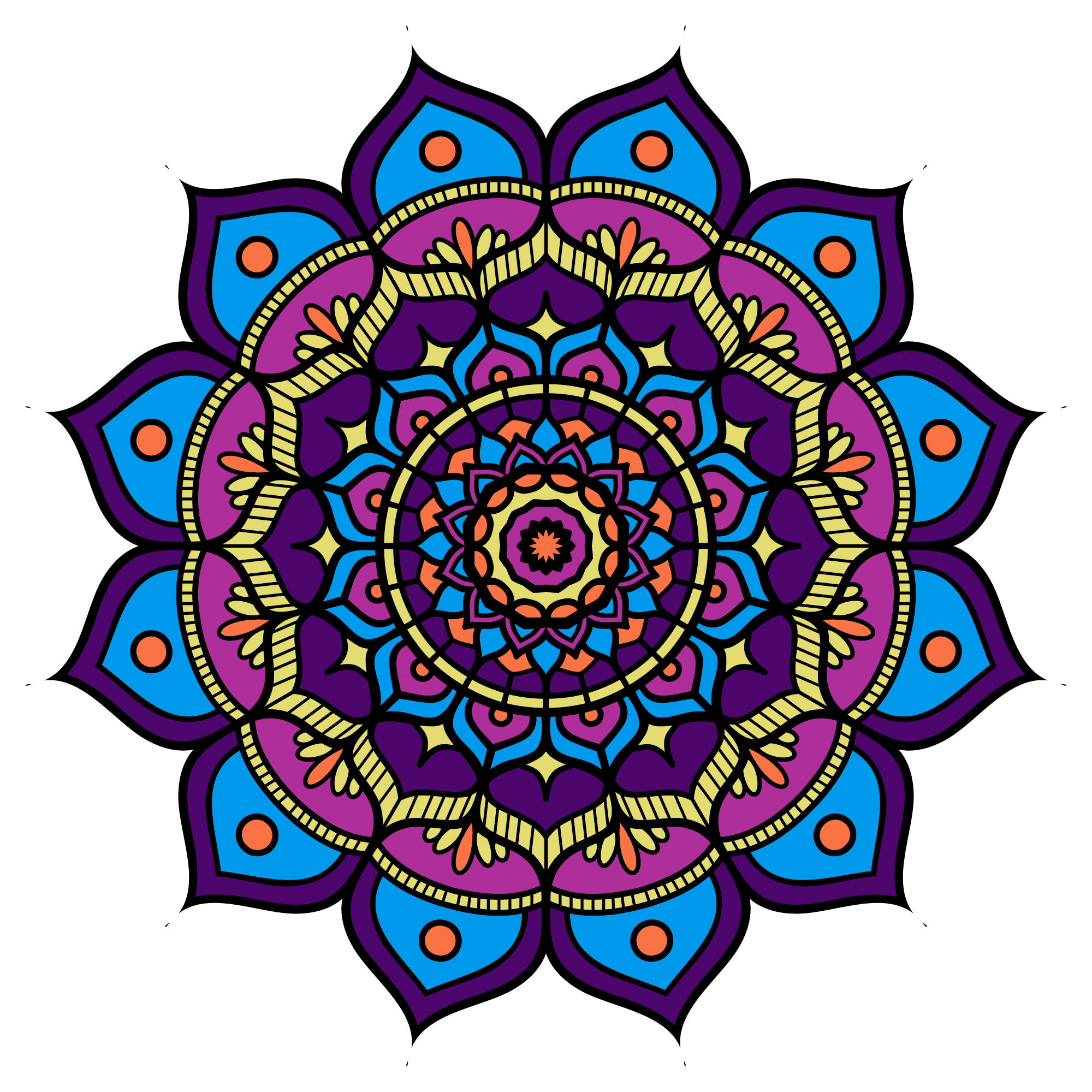 Mandala Free Download PNG – Transparent Mandala Images 18