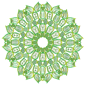 Mandala Mehndi Drawing Coloring book, design, symmetry, png 1