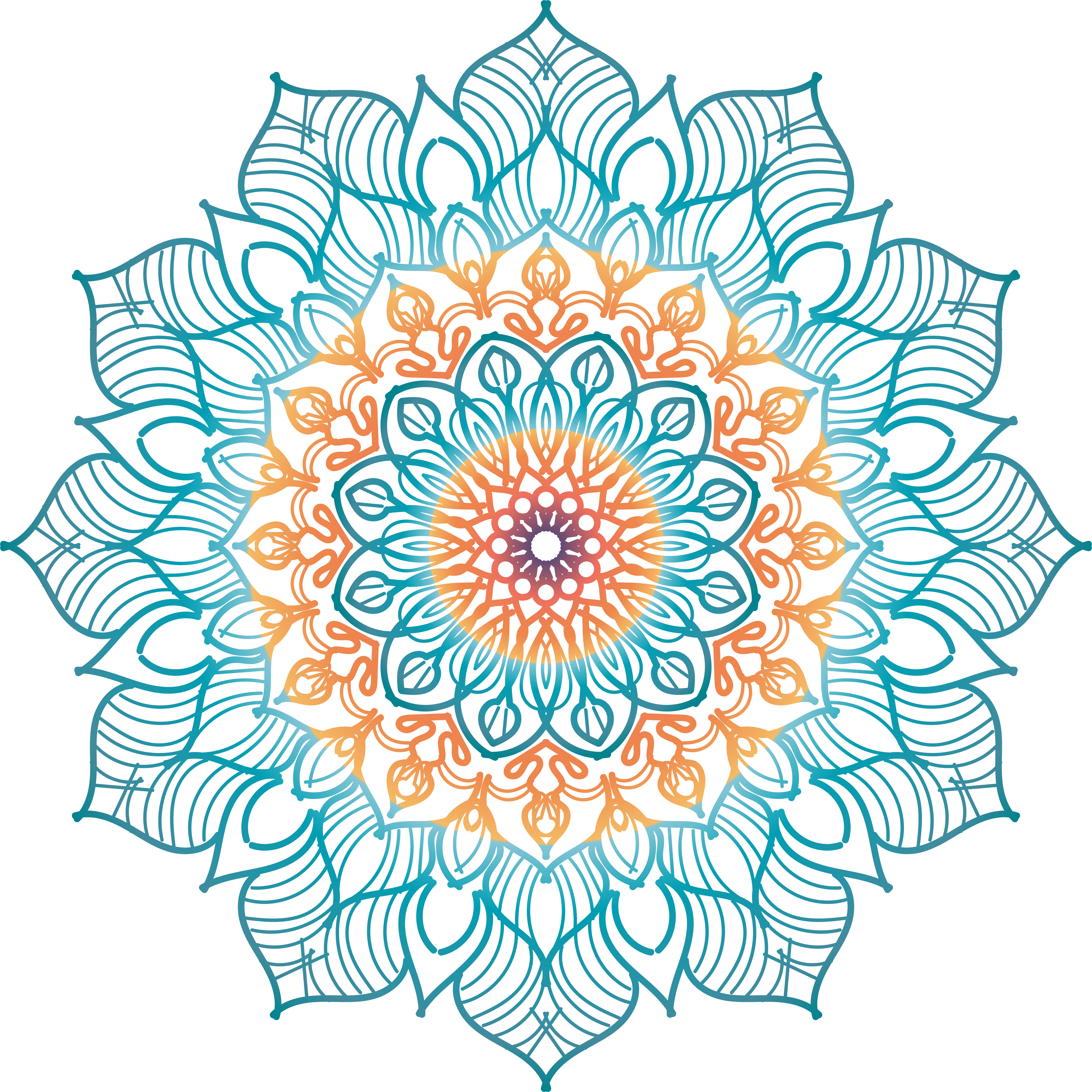 Mandala Mehndi Drawing Coloring book, design, symmetry, png 8