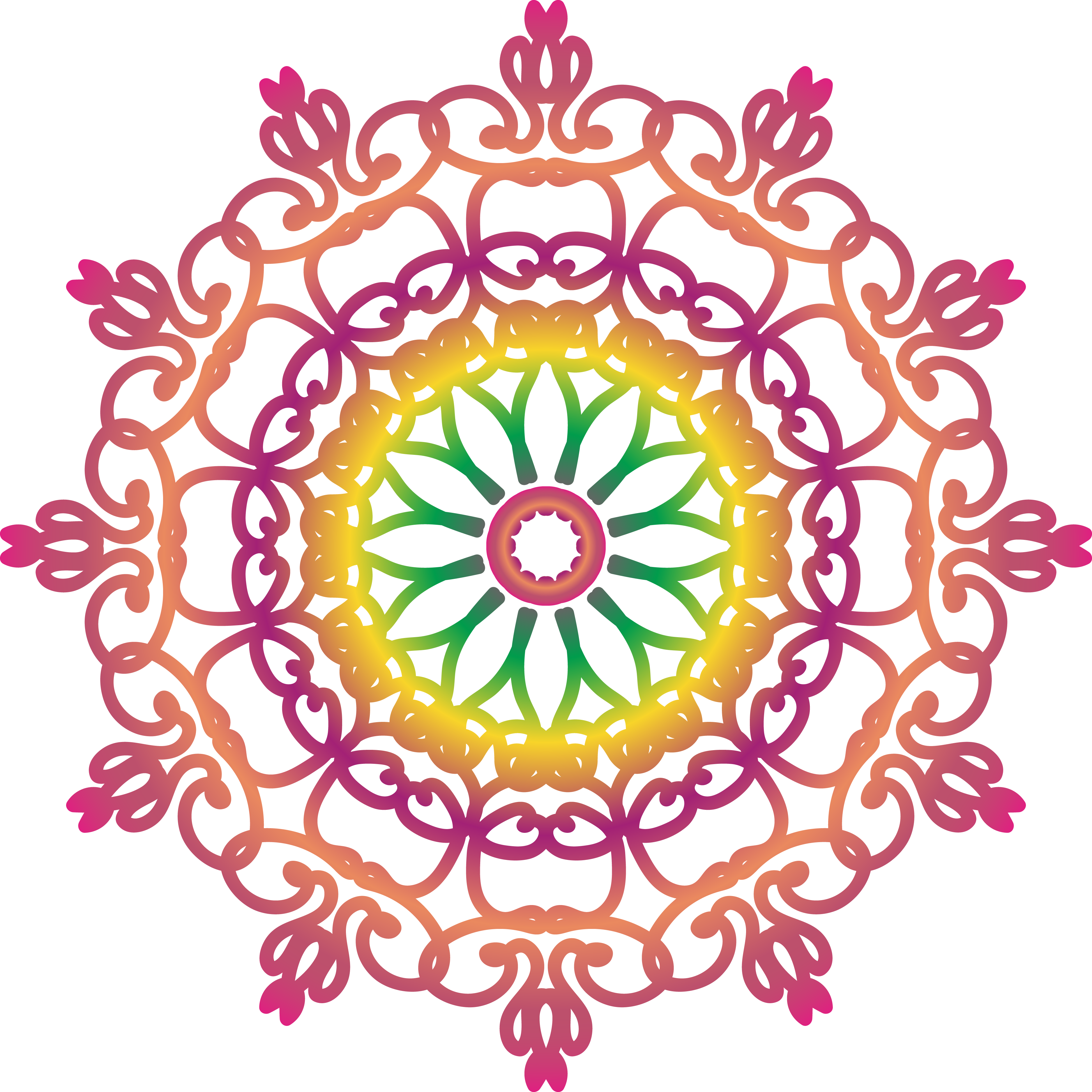 Mandala Mehndi Drawing Coloring book, design, symmetry, png 19