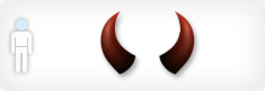 Red Devil Horns Image PNG