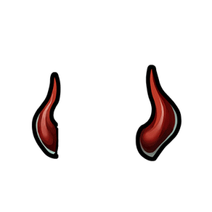 Red Devil Horns Image PNG