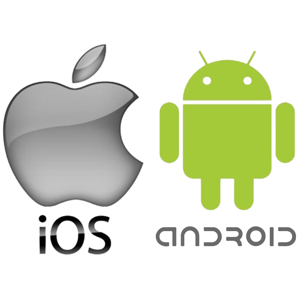 ISO & ANDROID PNG LOGO, Green Logo PNG