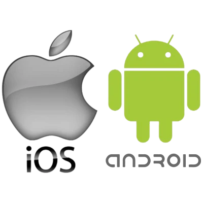 ISO & ANDROID PNG LOGO, Green Logo PNG