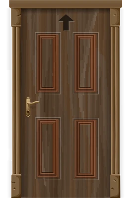 Wooden Door PNG