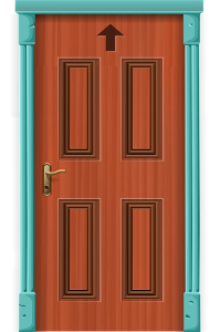 Wooden Door PNG