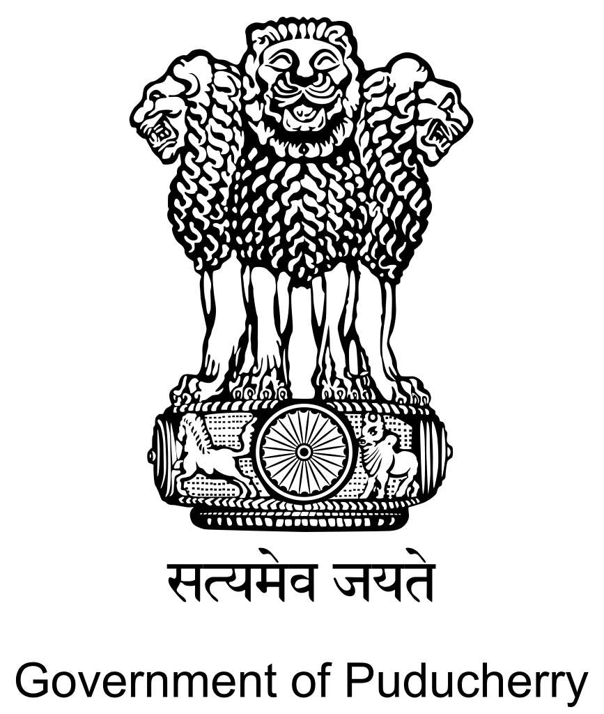 SATYAMEBA JAYATE, GOVERNMENT OF PUDUCHERRY PNG LOGO