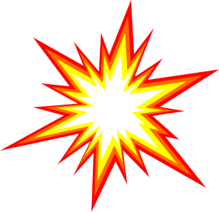 Explosion Clipart PNG Transparent
