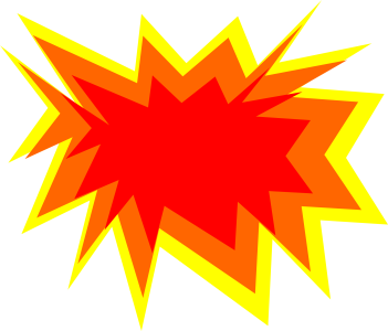 Explosion Clipart PNG Transparent