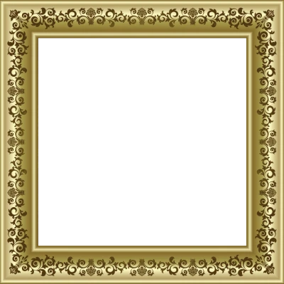 Golden Frame PNG