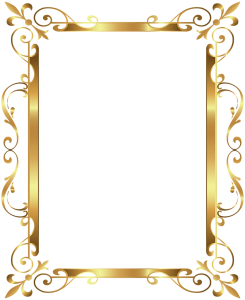 Golden Frame PNG