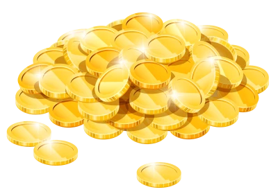 Gold Coins Clipart Transparent PNG