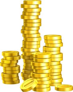 Gold Coins Clipart Transparent PNG