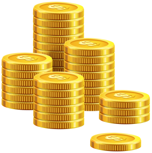 Gold Coins Clipart Transparent PNG