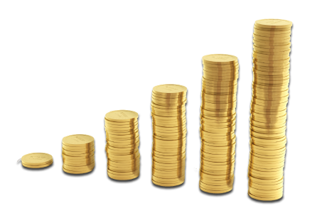 Gold Coins Clipart Transparent PNG