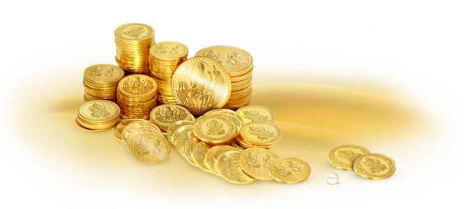 Gold Coins Clipart Transparent PNG