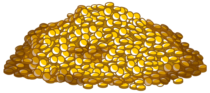 Gold Coins Clipart Transparent PNG