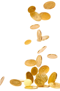 Gold Coins Clipart Transparent PNG