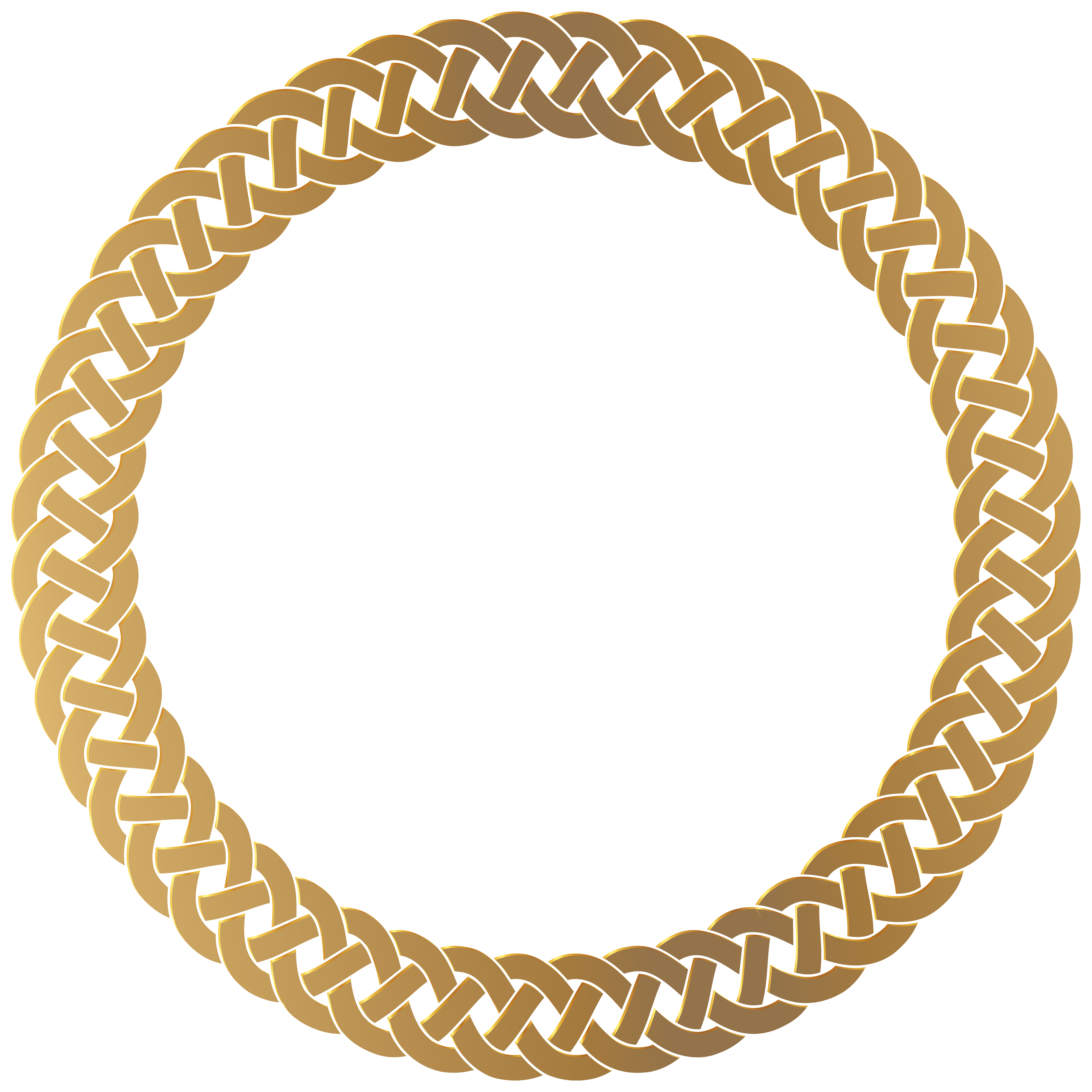 Golden Border Transparent PNG
