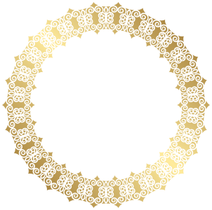 Golden Border Transparent PNG