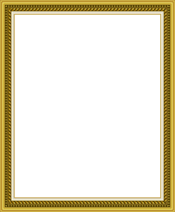 Golden Border Transparent PNG