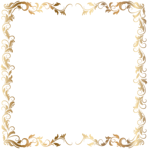Golden Border Transparent PNG