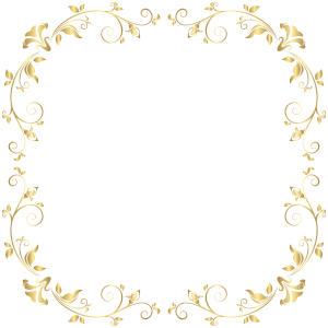 Golden Border Transparent PNG