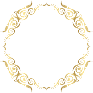 Golden Border Transparent PNG