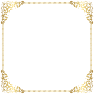 Golden Border Transparent PNG