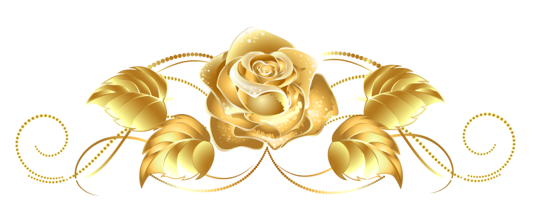 Golden Border Transparent PNG