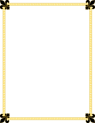 Gold Frame PNG