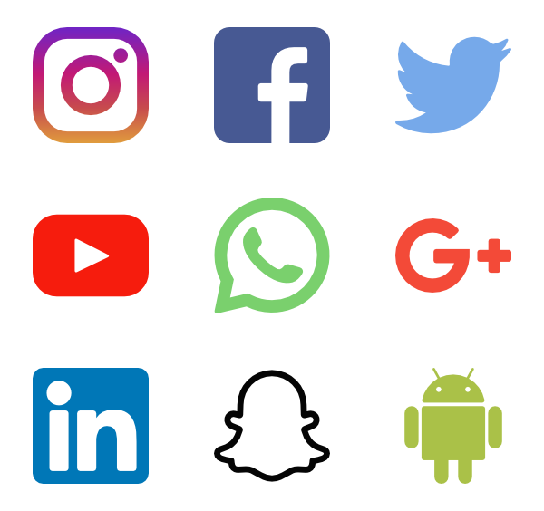 Social media icon logo PNG, Social media icon transparent background, SocialMedia Icon png 1