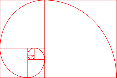 Fibonacci Spiral PNG