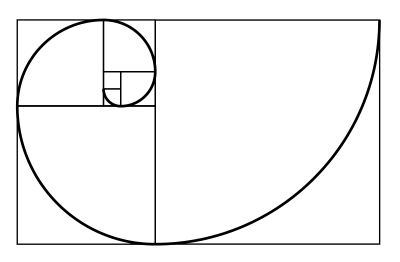Fibonacci Spiral PNG