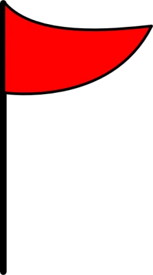 Golf Hole Flag PNG