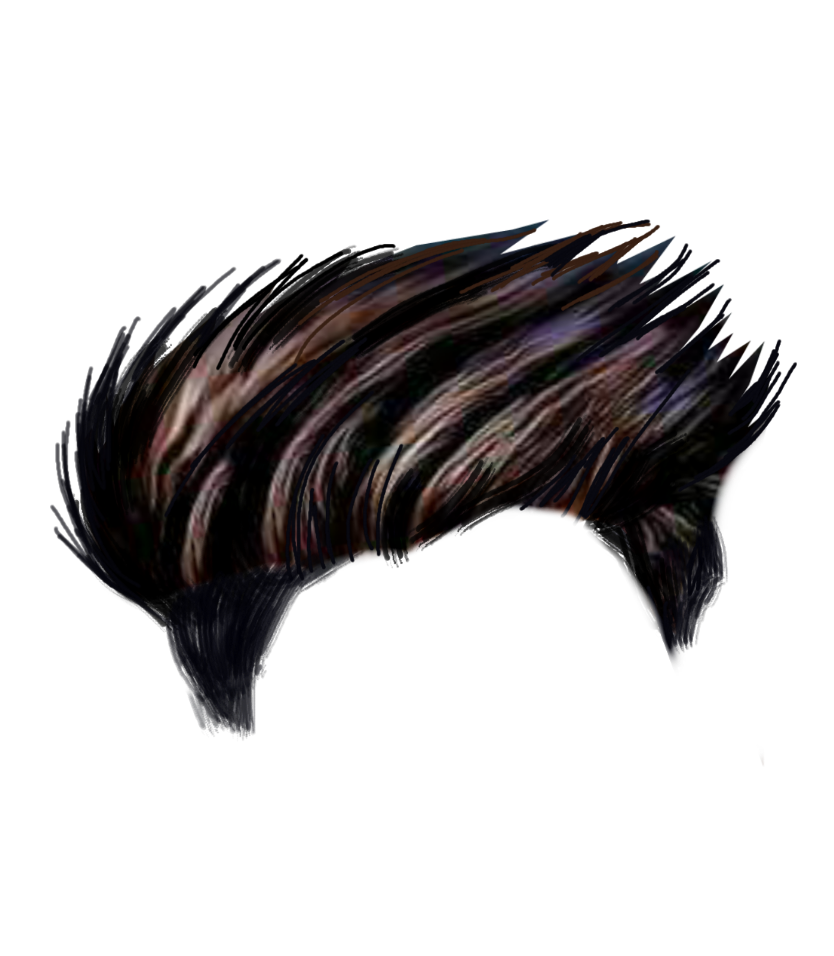 Hair PNG Transparent Image