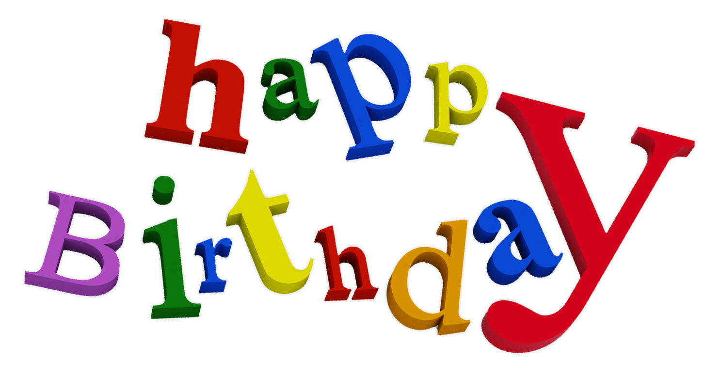 Happy Birthday PNG Transparent Image