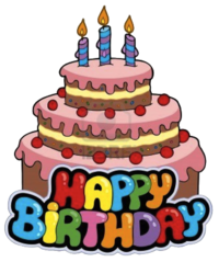 Colorful Birthday PNG Download