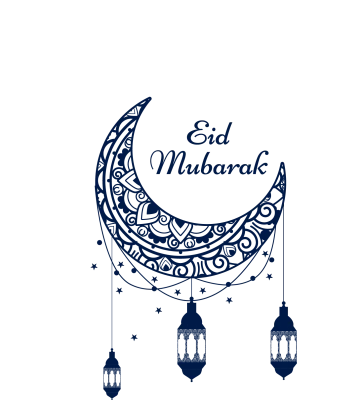 Happy Eid Mubarak PNG Transparent Image