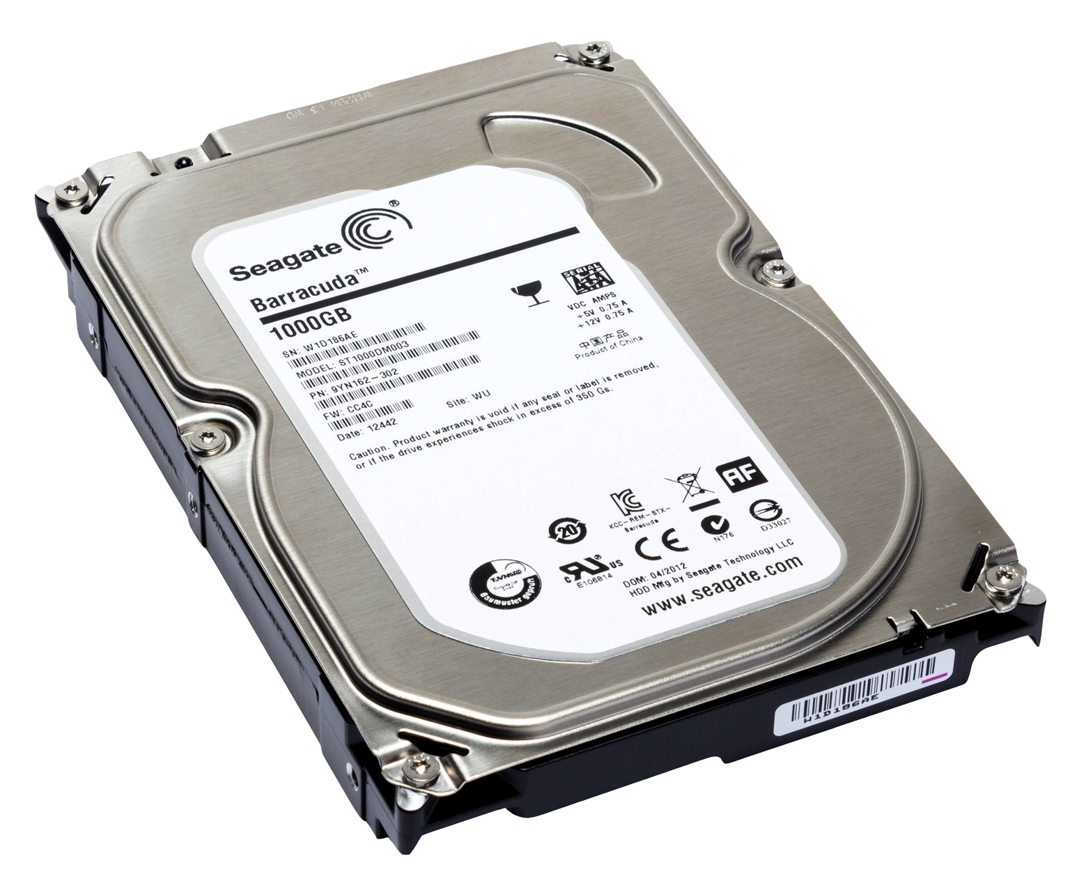 Hard Disk PNG Transparent Image
