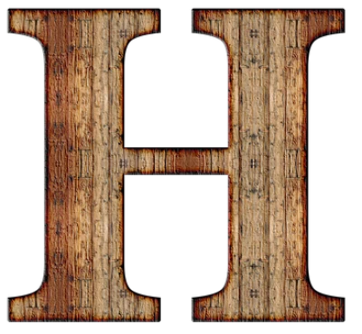 H Letter PNG Transparent Image