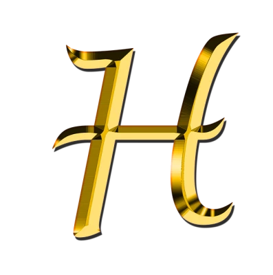 H Letter PNG Transparent Image