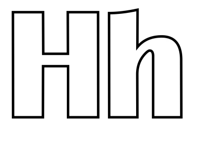 H Letter PNG Transparent Image