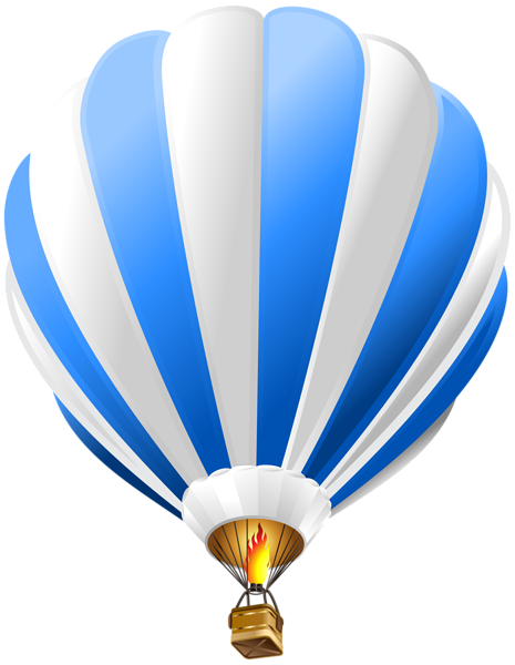 Colorful Hot Air Balloon PNG Download