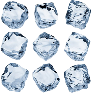 Transparent Frozen Cube Clipart