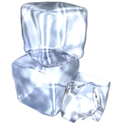 Transparent Frozen Cube Clipart