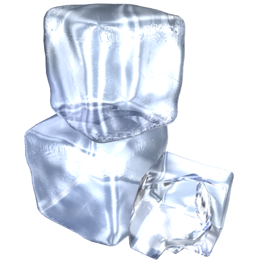Transparent Frozen Cube Clipart