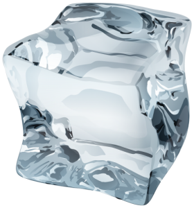 Transparent Frozen Cube Clipart