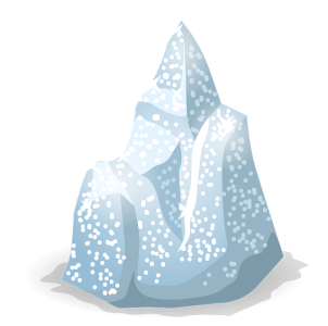 Transparent Frozen Cube Clipart