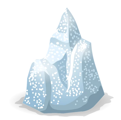 Transparent Frozen Cube Clipart